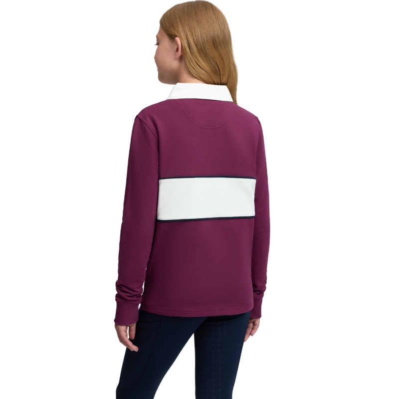 LeMieux Young Rider Riley Rugby Shirt - Blackberry-2
