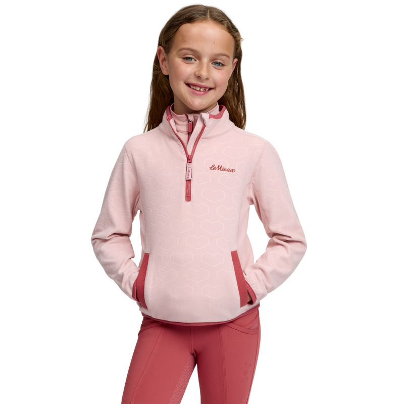 LeMieux Mini Maggie Heart Fleece - Petal-1