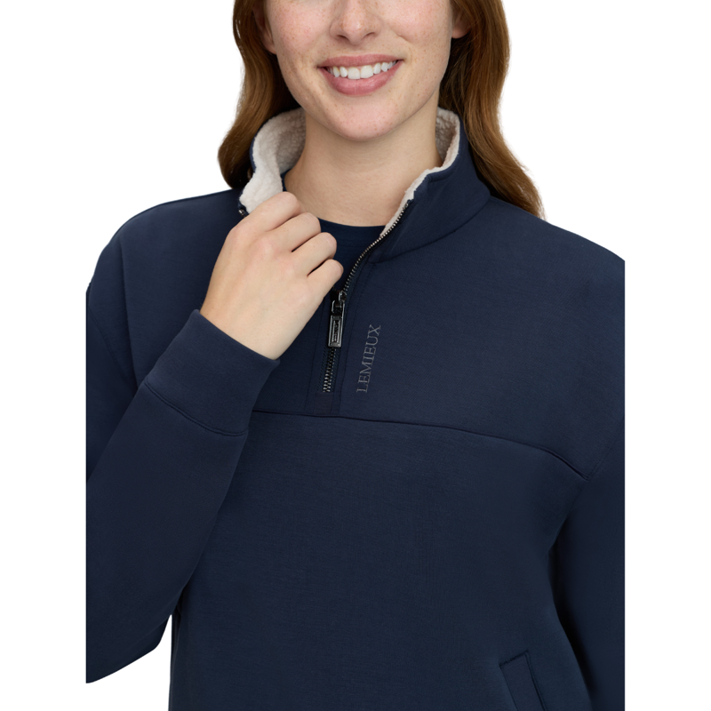 LeMieux Scarlet Quarter Zip Sweat - Navy-3