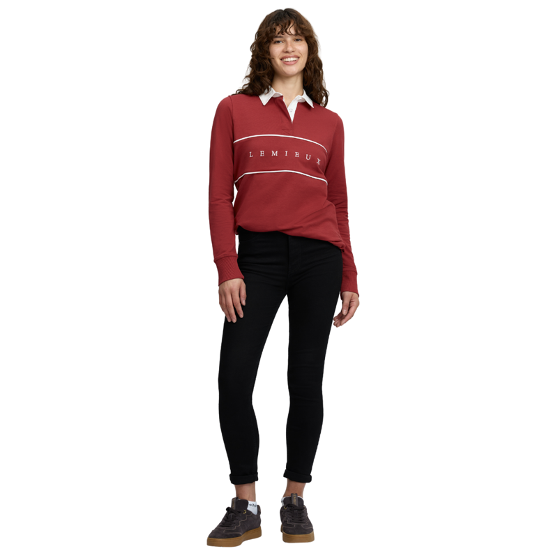 LeMieux Rochelle Rugby Shirt - Russet-5