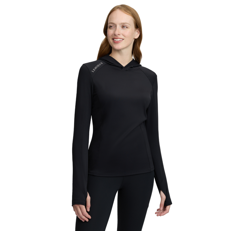 LeMieux Heidi Hooded Mid Layer - Black-2