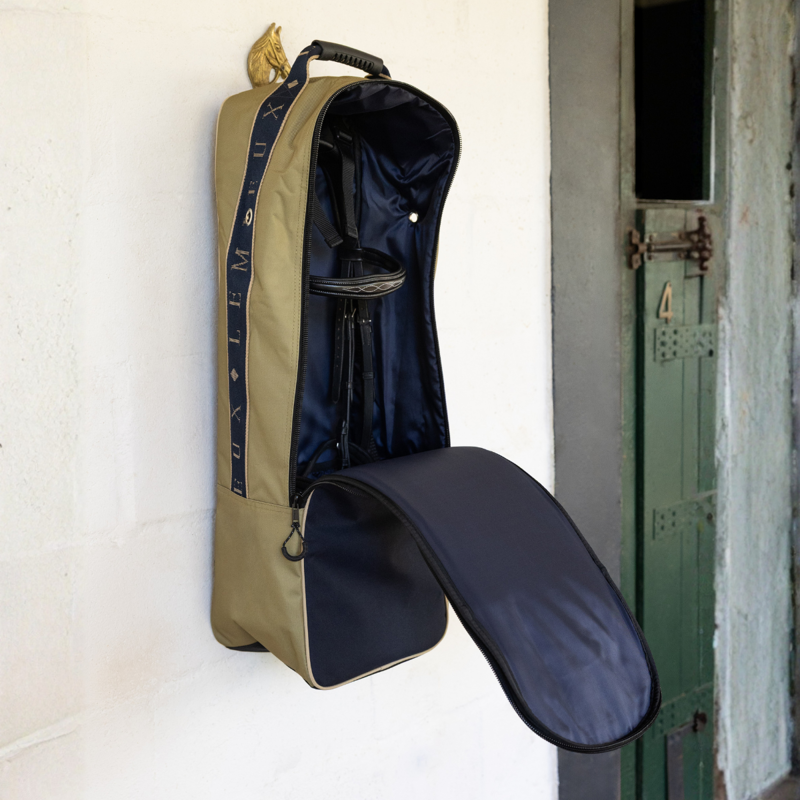 LeMieux Anatomical Bridle Bag - Gooseberry-2