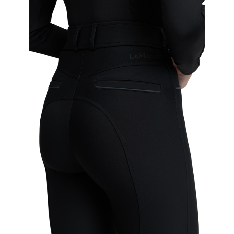 LeMieux Isabelle Knee Grip Breeches - Tall - Black-2