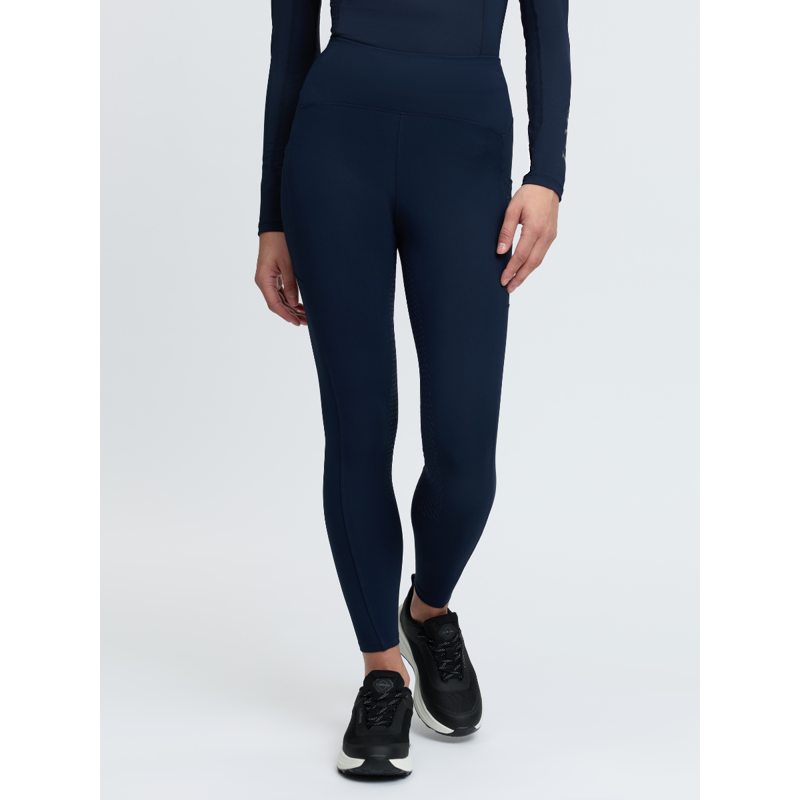 LeMieux Natalie Brushed Pull On Riding Tight - Navy-2