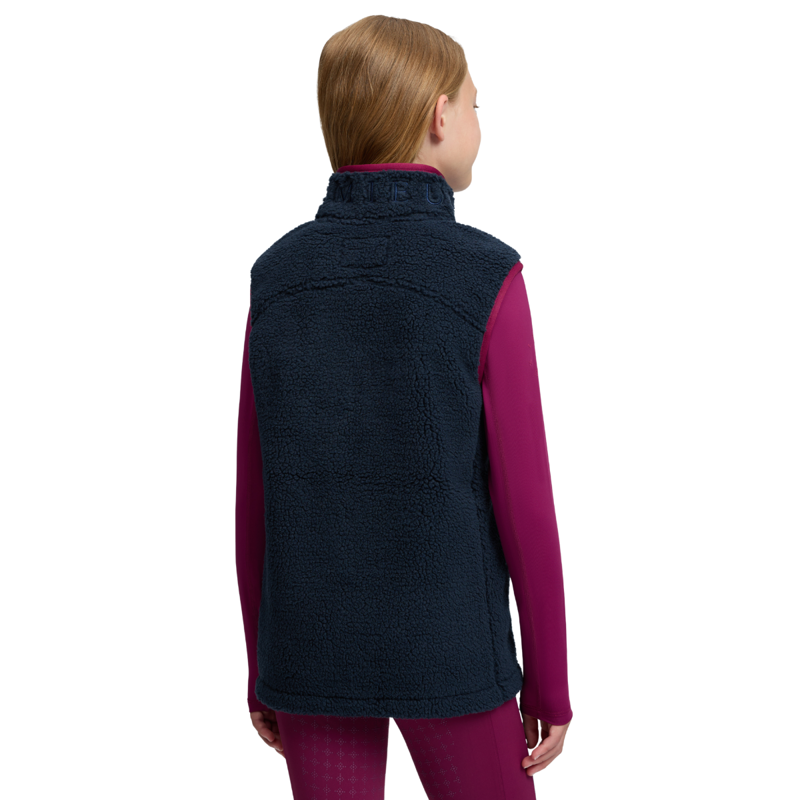 LeMieux Young Rider Trinity Teddy Gilet - Navy-2