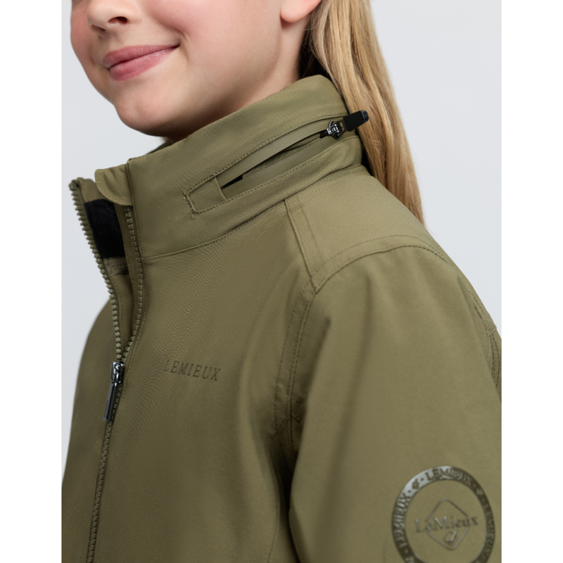 LeMieux Young Rider Clarissa Crew Jacket - Willow Green-2