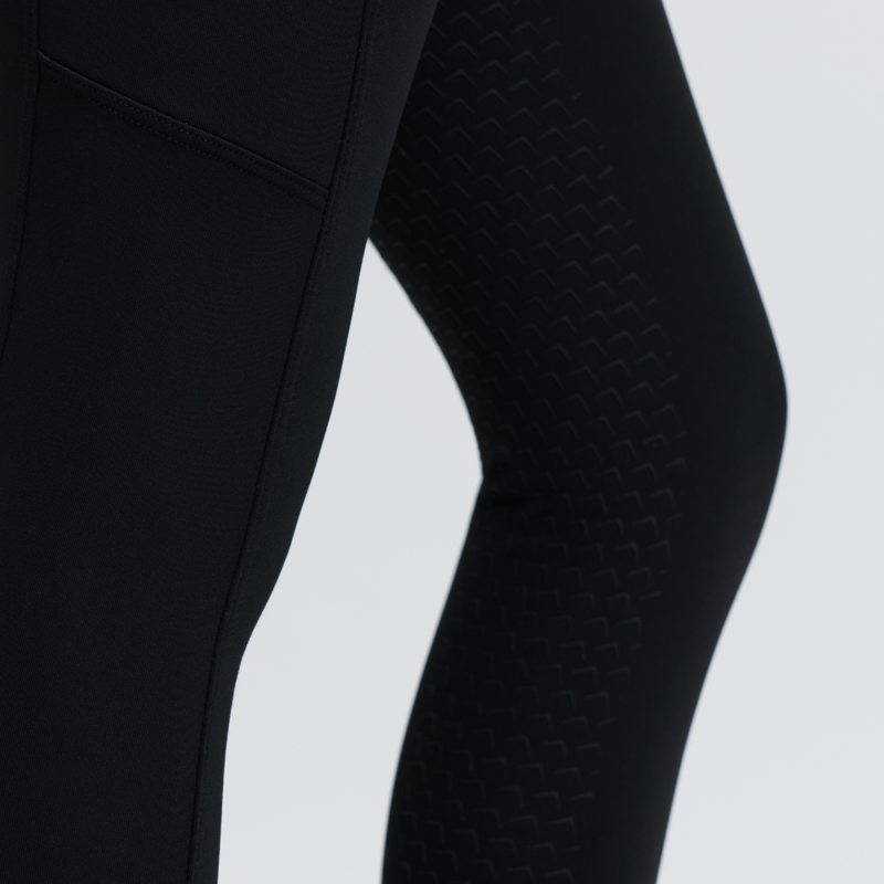 LeMieux Mini Nora Brushed Pull Ons - Black-1