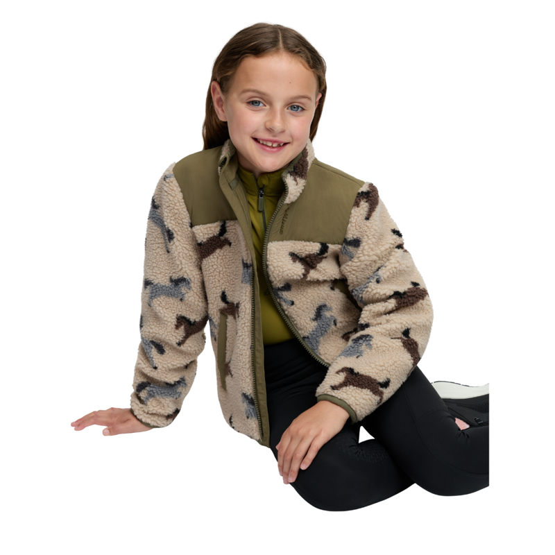 LeMieux Mini Theo Pony Fleece - Willow Green-3