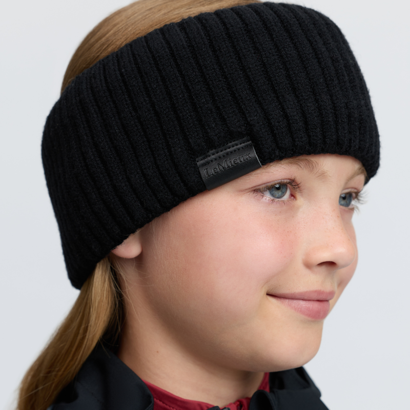 LeMieux Clara Rib Headband - Black-2