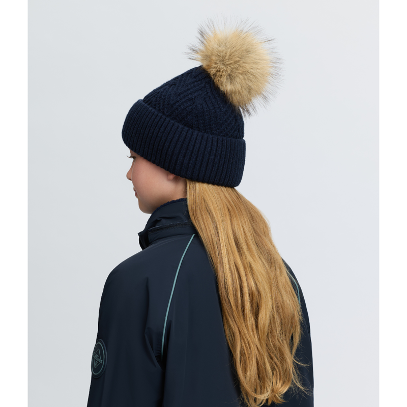 LeMieux Clara Knit Beanie - Navy-2