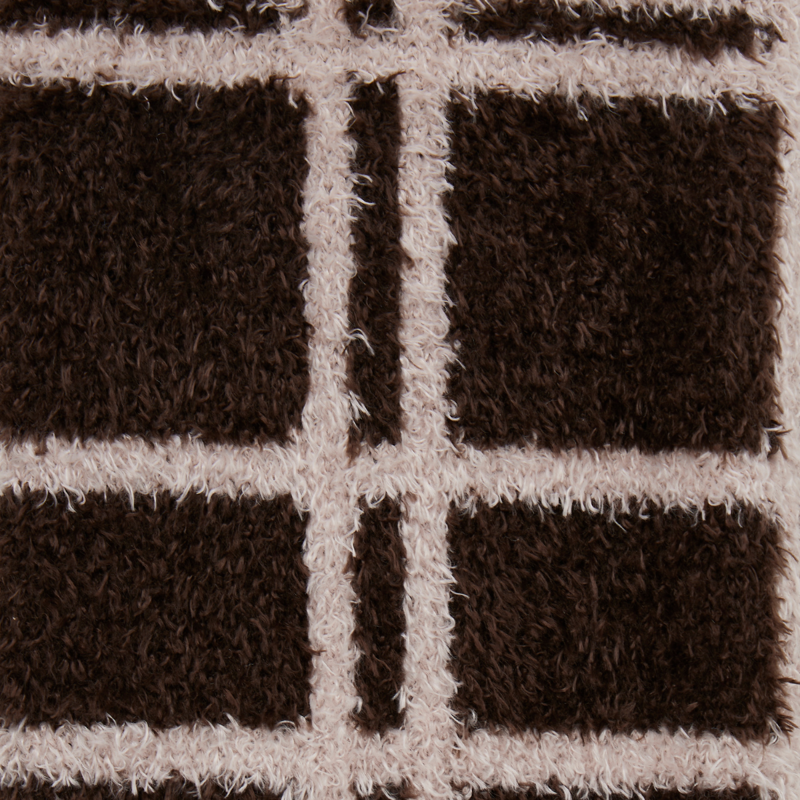 LeMieux Heritage Check Fluffies - Cocoa-2