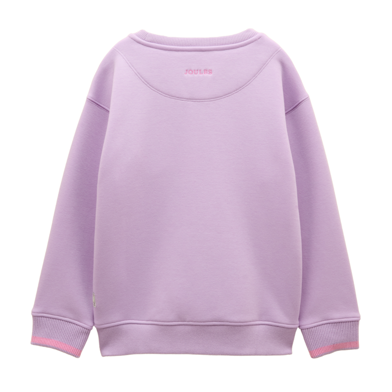 Joules Girl's Mackenzie Sweatshirt - Lilac Dogs-1