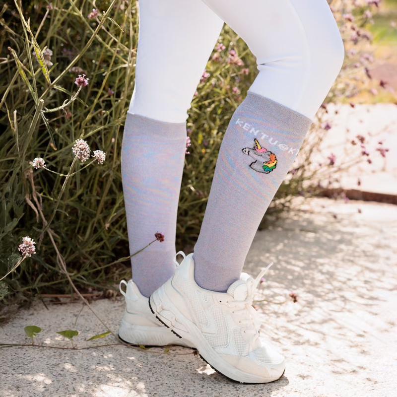 Kentucky Glitter Socks 3 Pack - Purple Unicorn Glitter-2
