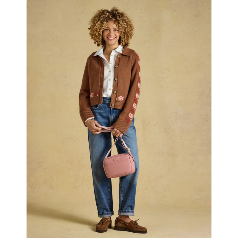 Joules Ladies Trent Cross Body Bag - Pink-6