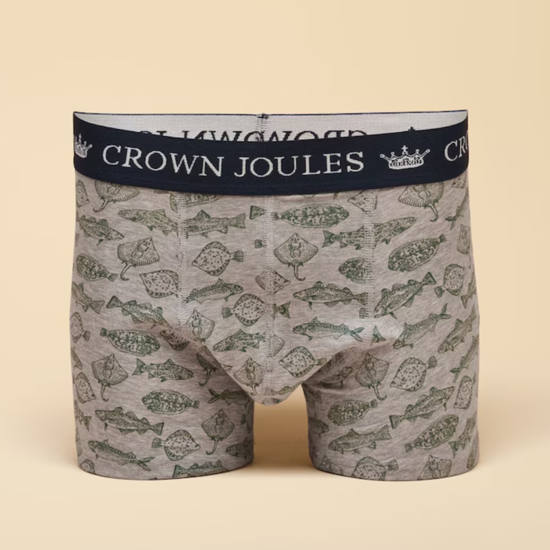 Joules Men's Crown Joules 2 Pack Boxers - Navy/Grey-2
