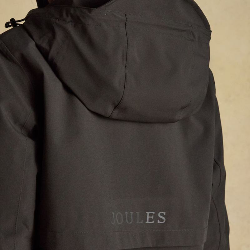 Joules Ladies Rainaway Coat - Black-7