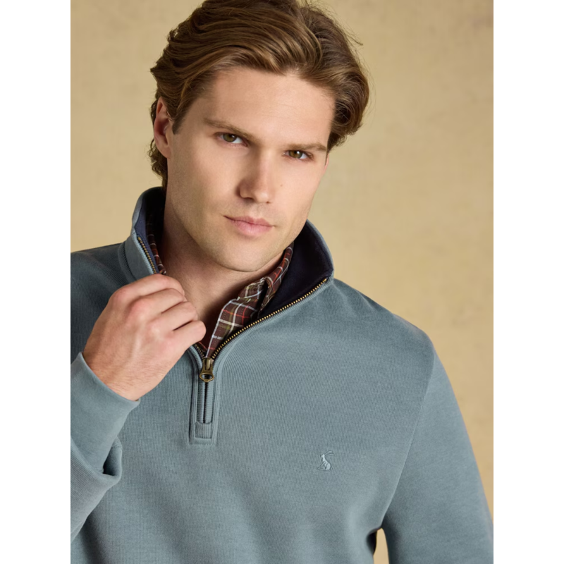 Joules Men's Alistair Quarter Zip Sweatshirt - Blue-4