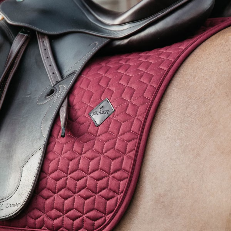 Kentucky Classic Dressage Saddlepad - Bordeaux-2