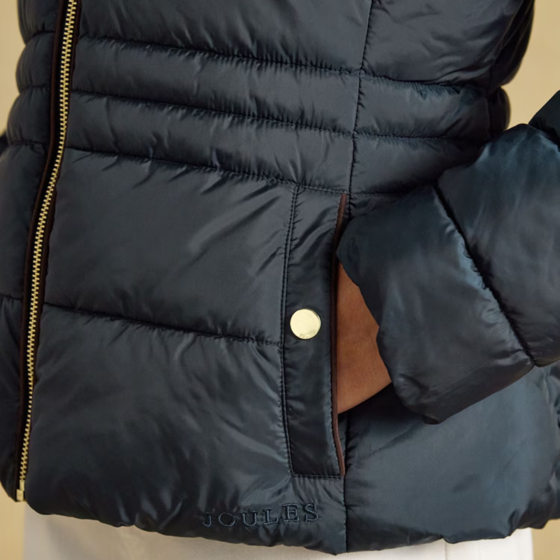 Joules Ladies Paddock Coat - Navy-5