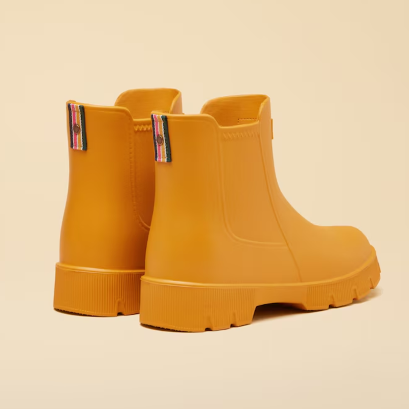 Joules Ladies Raindance Wellies - Ochre Yellow-2