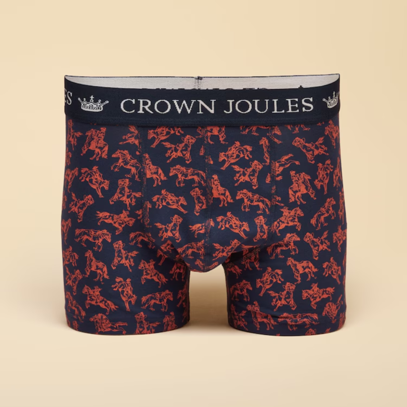 Joules Men's Crown Joules 2 Pack Boxers - Grey/Navy-2