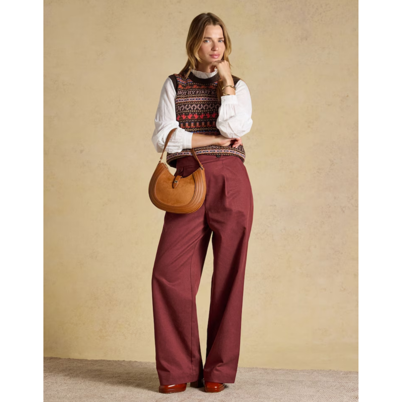 Joules Ladies Saddle Bag - Tan Brown-6