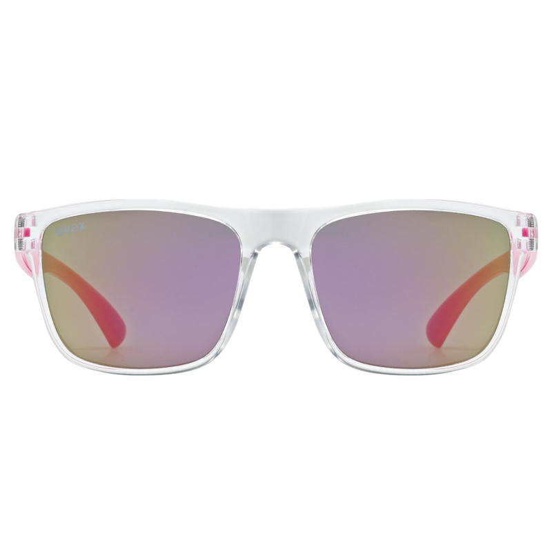 Uvex Rookie Junior Sunglasses - Clear/Pink-2