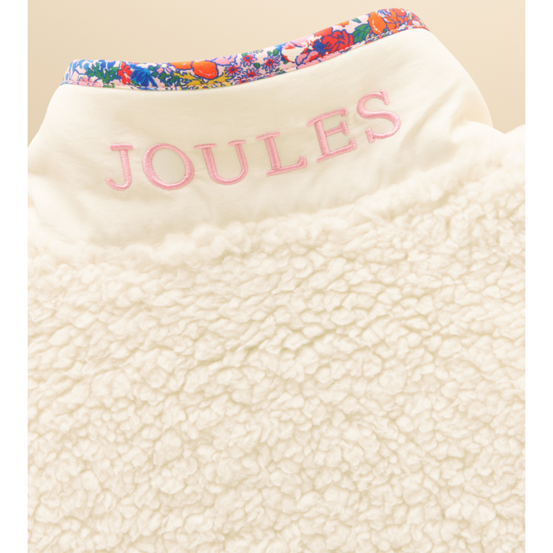 Joules Girls' Tilly Full Zip Fleece - Khaki Green-2