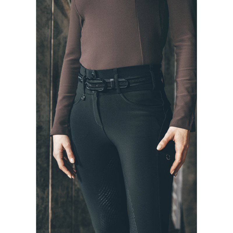 Pikeur Ladies Cantira Matrix GripTec Breeches - Black-2