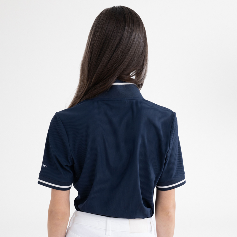 HV Polo Ladies Novella Polo Shirt - Navy-2