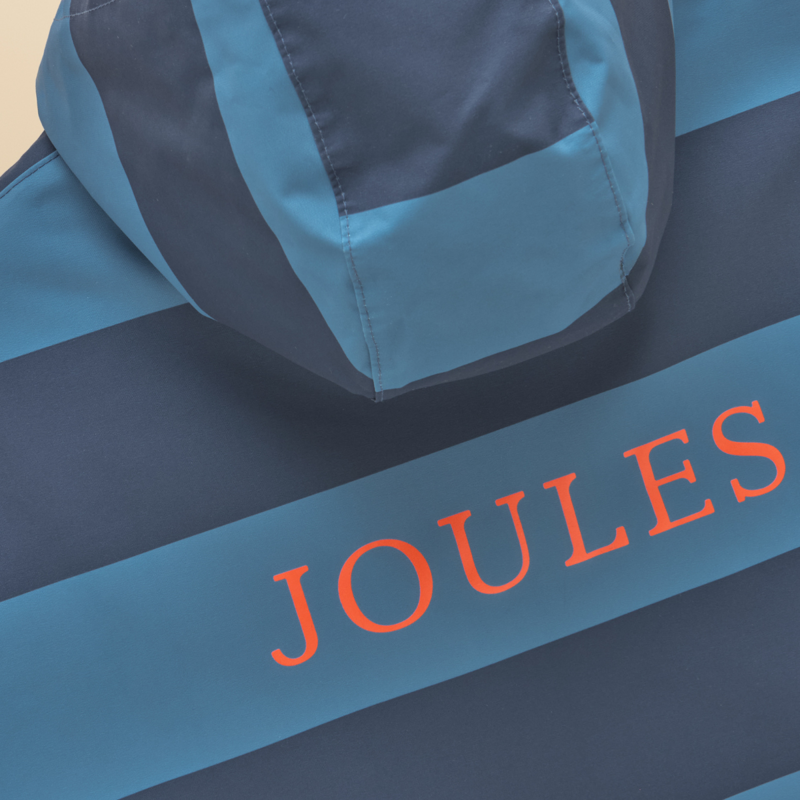 Joules Boys' Coverall Coat - Blue Stripe-2