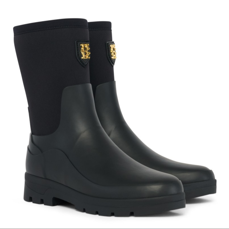 Holland Cooper Yard Wellington - Black-1