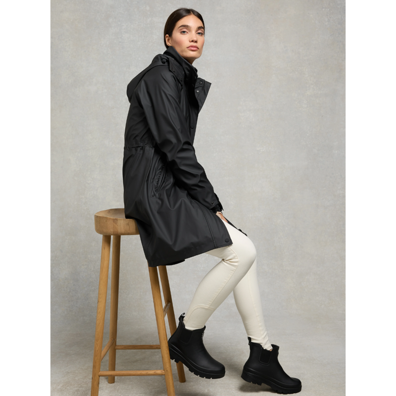 Holland Cooper Sherpa Lined Chunky Chelsea Wellington - Black-5