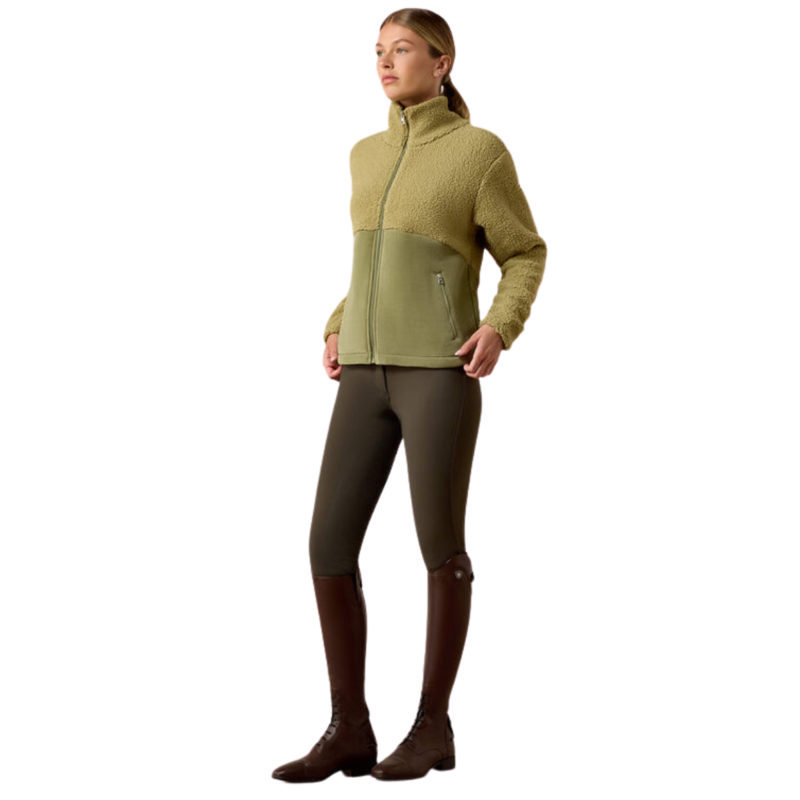 Ariat Women's Laviolette Full Zip - Oil Green-3