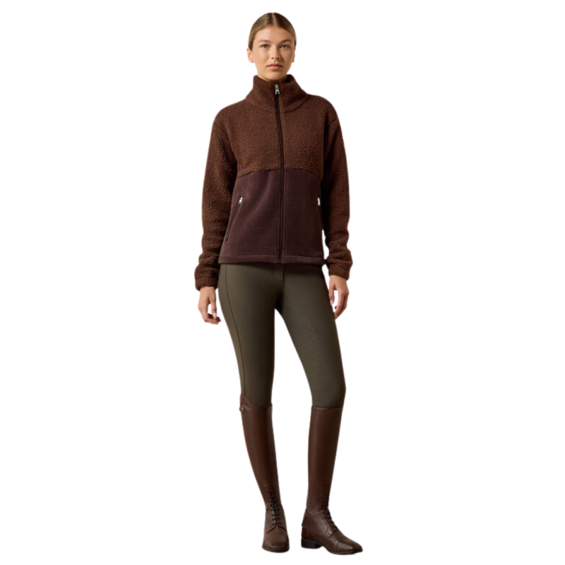 Ariat Women's Laviolette Full Zip - Chocolate Plum-2