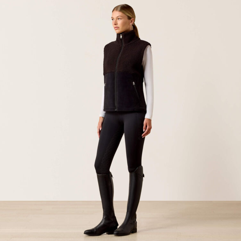 Ariat Women's Laviolette Full Zip Vest - Black-2