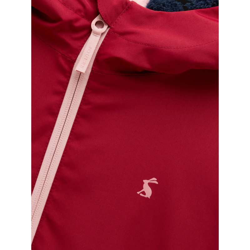 Joules Girls' Coverall Waterproof Changing Robe - Berry Pink-2