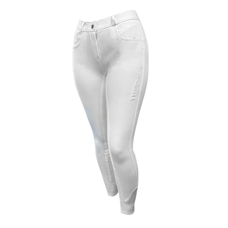 John Whitaker Blackshaw Ladies Full Seat Breeches - White