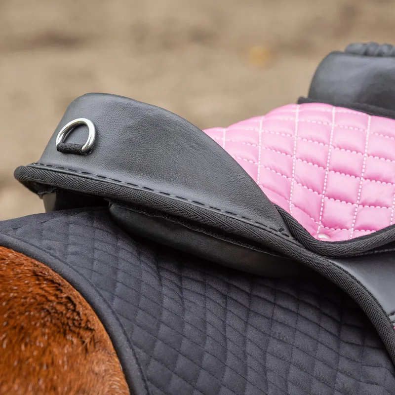 QHP Shetland Saddle - Pink-3