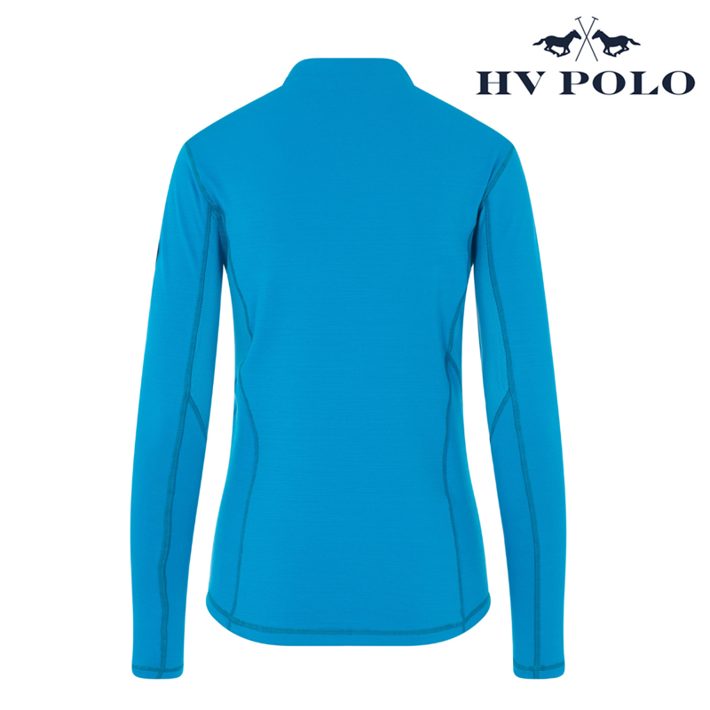 HV Polo Lizzy Col Neck Top - Turquoise-1