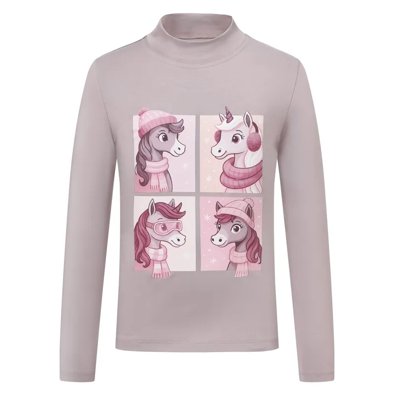 Imperial Riding Kids Enjoy Frosty Top - Taupe-1