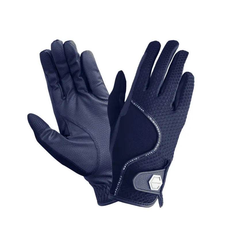 Coldstream Next Generation Child's Swinton Combi Mesh Summer Riding Gloves - Navy 
