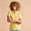 Joules Ladies Woody Polo Shirt - Yellow