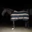 Imperial Riding Stripe Fleece Rug - Black