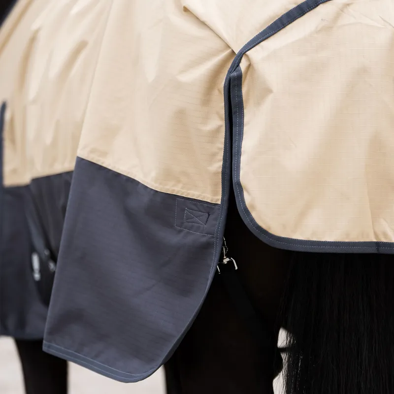 Imperial Riding Limited 100g Highneck Turnout Rug - Beige/Grey-4