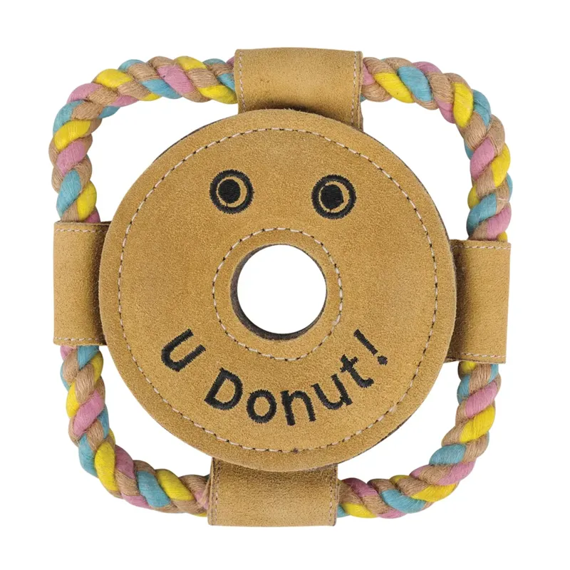 Benji And Flo Crazy Faces Dog Toys - U Donut