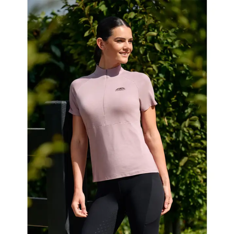WeatherBeeta Bamboo Short Sleeve Performance Base Layer - Burnished Lilac-3