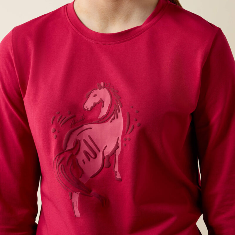 Ariat Youth Swish T-Shirt - Granita-2