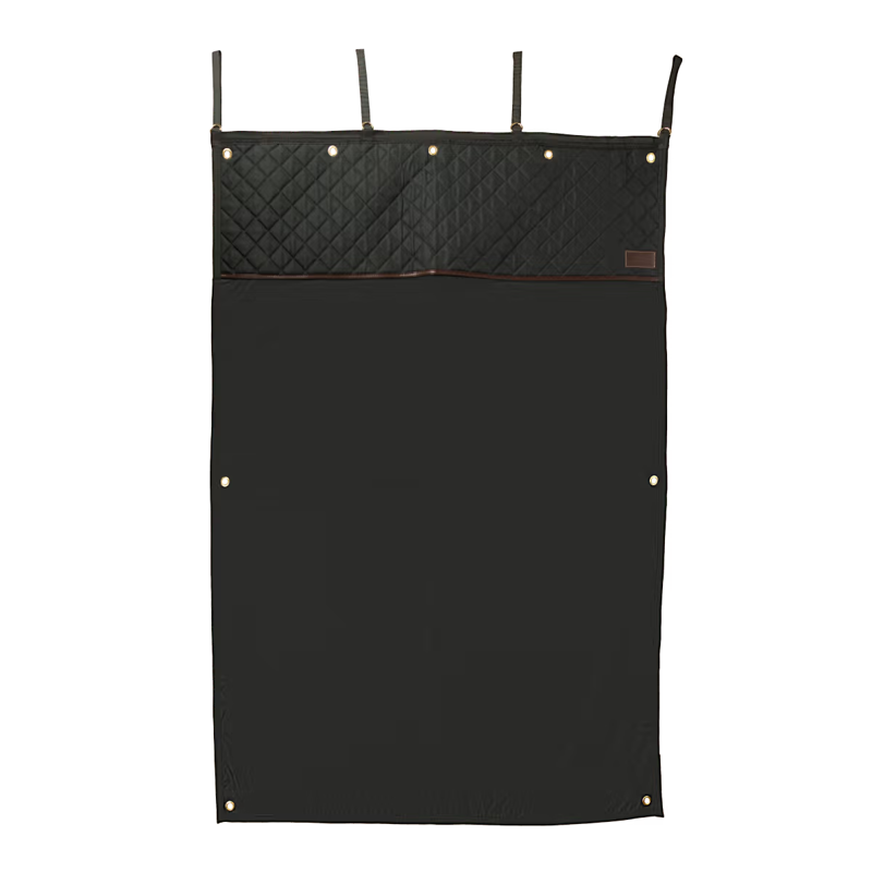 Kentucky Waterproof Stable Curtain - Dark Green-3