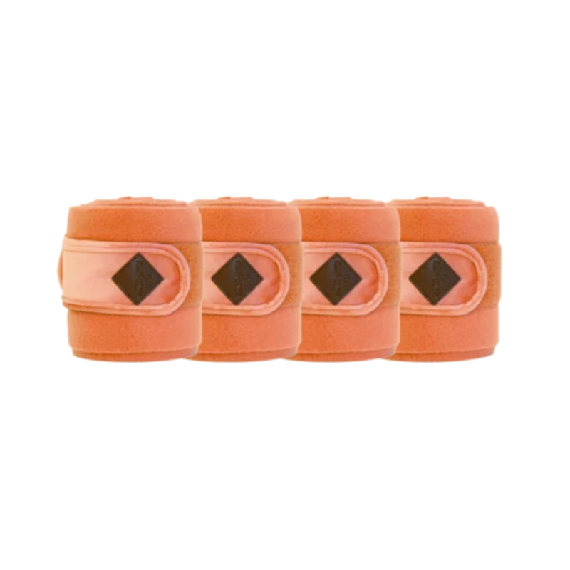 Kentucky Velvet Polar Fleece Bandages - Orange-3